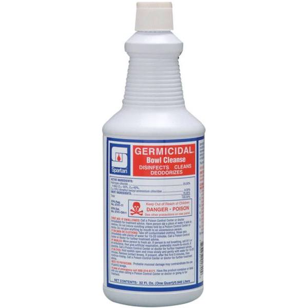 Spartan Germicidal Bowl Cleanse, 1 Qt, Case Of 12
