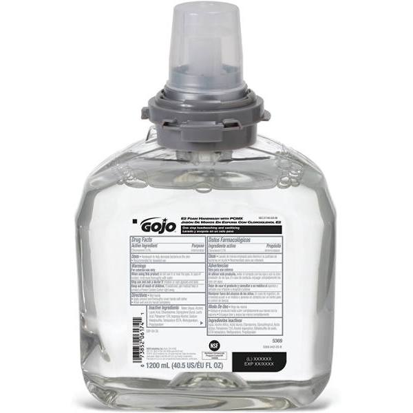 Gojo E2 Foam Handwash With Pcmx, Case Of 2