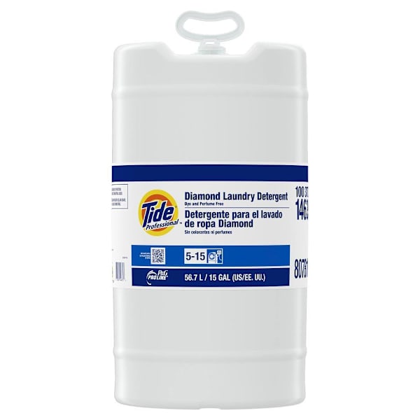 P&G PRO Tide Professional Liquid Laundry Detergent, Diamond Concentrated, 15 Gal.