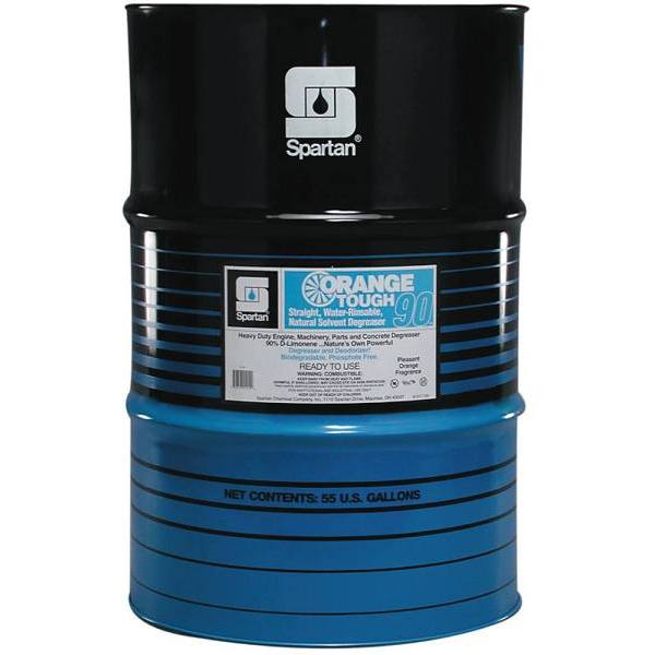 Spartan Orange Tough 90 Industrial Degreaser, Orange Scent, 55 Gal