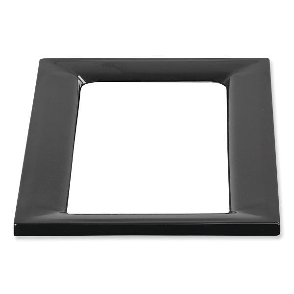 Safco Mixx Recycling Center Lid, 9.87"W X 19.87"D X 0.82"H, Black