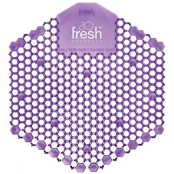 Wave 3d Lavender Urinal Screen, Package Of 10