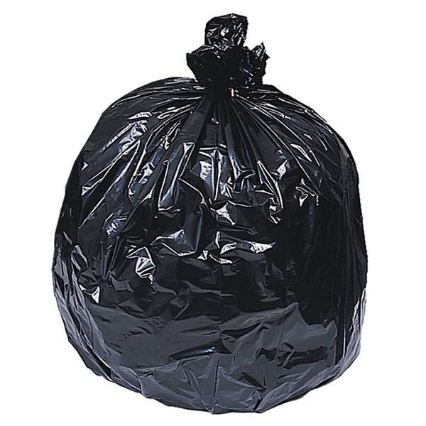 Berry Global 10 Gal. 24 In. X 23 In. 0.7 Mil. Black Low-Density Trash Bags Case Of 500