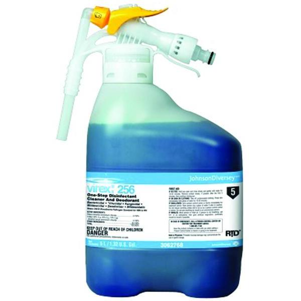 Diversey 5 Liter Virex Ii 256 Rtd Germicidal Cleaner