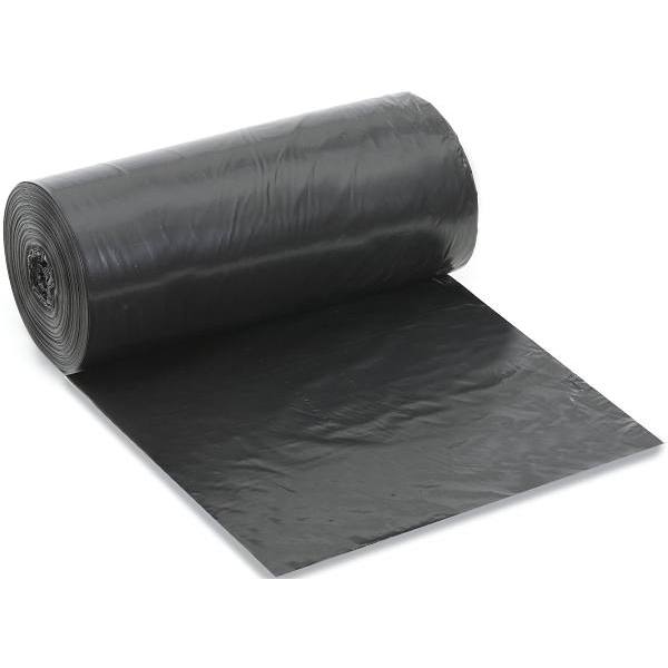 Renown Can Liner, 20-30 Gal., 0.45 Mil, Low-Density, Black, 30" X 36", Case Of 250