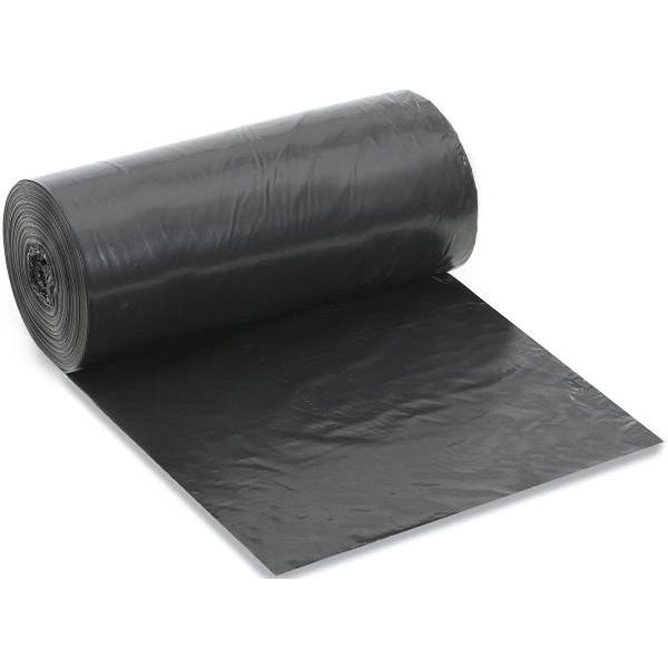 Renown Pcr Can Liner, 20-30 Gal., 1 Mil, Low-Density, Black, 30" X 36", Case Of 250