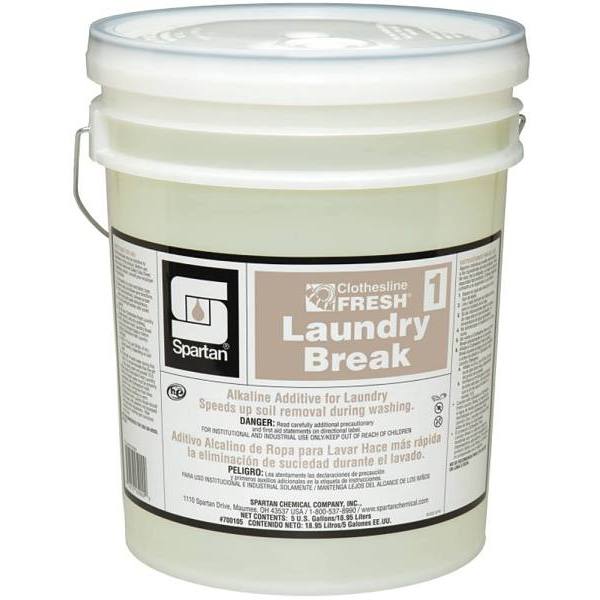 Spartan Clothesline Fresh, Laundry Break 1, Mild Scent, 5 Gal