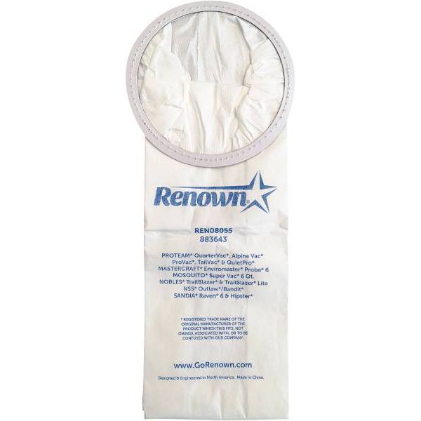 Renown Ren08055 Vacuum Bag, Package Of 10