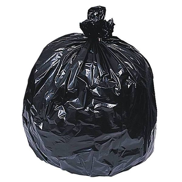 Berry Global 10 Gal. 24 In. X 23 In. 0.4 Mil. Black Low-Density Trash Bags Case Of 1000
