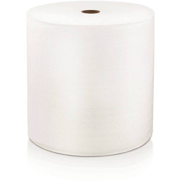 Locor 1-Ply High Capacity Hard Wound Roll Towels (White) , Case Of 6