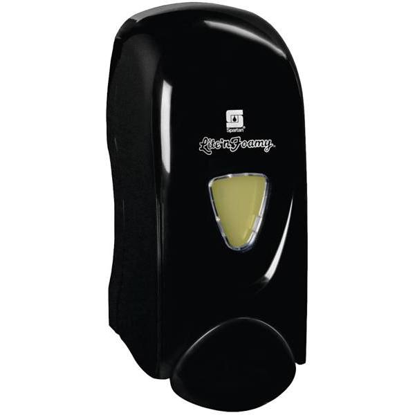 Spartan Lite'N Foamy Soap Dispenser, Black