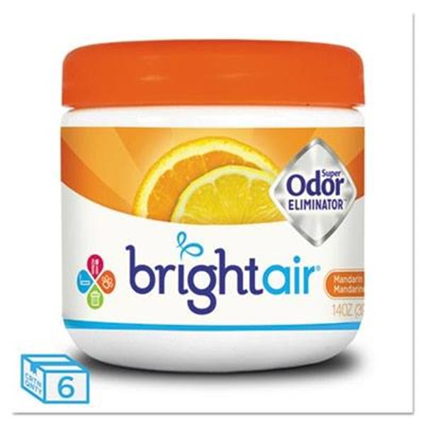 Bright Air 14 Oz Mandarin Orange/Fresh Lemon Scent Super Odor Eliminator (6-Carton)