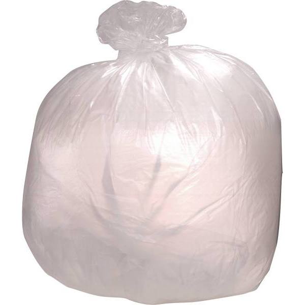 Renown Can Liner, 35 Gal., 1.2 Mil, Low Density, Clear, 36" X 50", Case Of 100