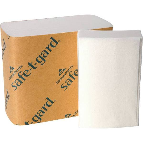 Safe-T-Gard Interfolded Tissue, White, Case Of 40