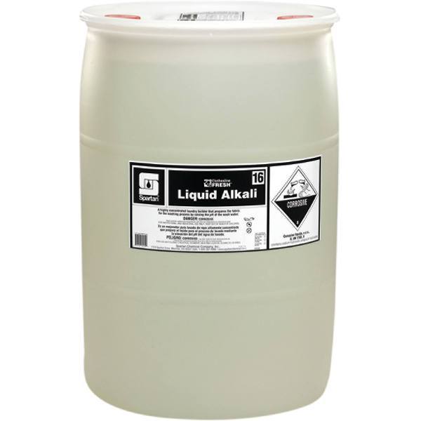Spartan Clothesline Fresh, Liquid Alkali 16, Mild Scent, 55 Gal