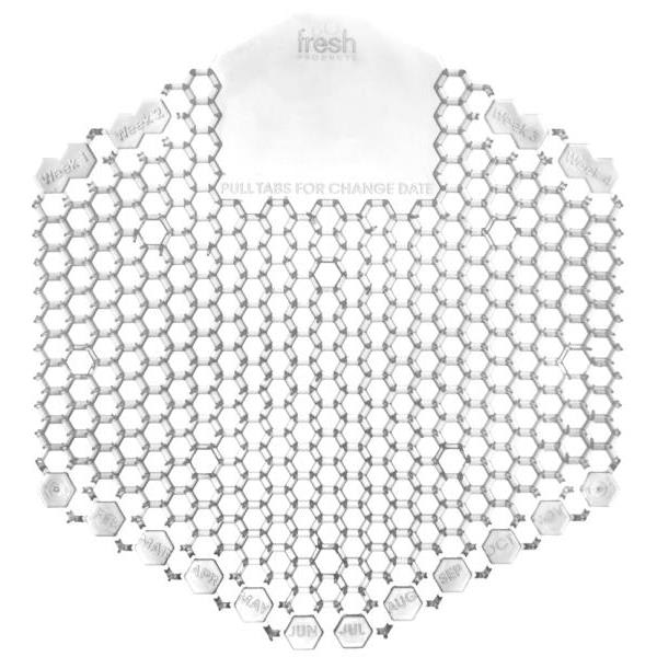 Fresh Products Wave 3-D Honeysuckle Urinal Screen Deodorizer (10-Carton)