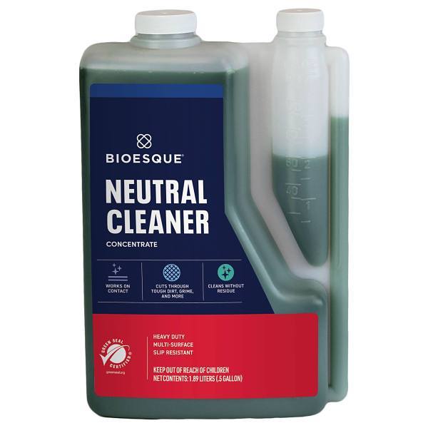 Bioesque 64 Oz Neutral Cleaner Concentrate Green Seal Certified Case Of 4
