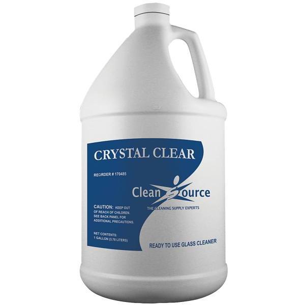 Cleansource 1 Gal. Crystal Clear Ready To Use Liquid Glass Cleaner