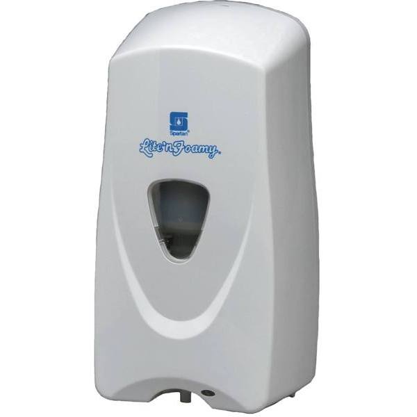 Spartan Touch-Free Soap Dispenser, White