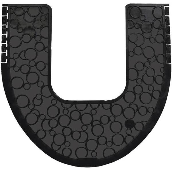 Black Commode Mat