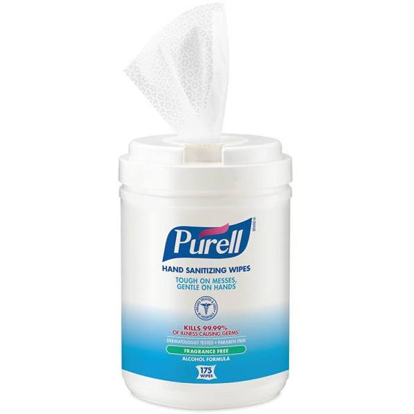 Purell Alcohol Hand Sanitizing Wipes Package Of 6