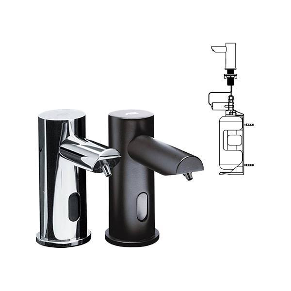 Asi American Specialties Inc. Foam Soap Dispenser Matte Black Ez Fill