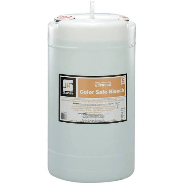Spartan Clothesline Fresh, Color Safe Bleach 5, Mild Scent, 15 Gal