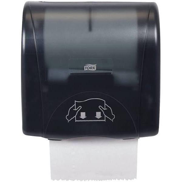 Tork Mini Mechanical Roll Towel Dispenser, Black, H76 System, One-at-a-Time Dispensing
