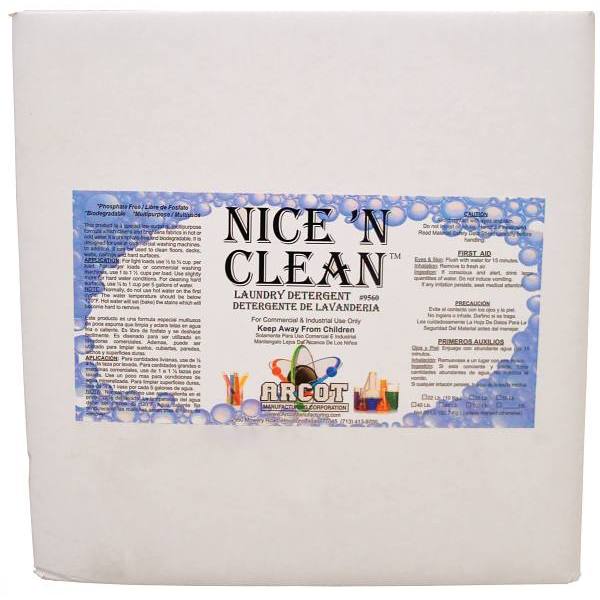 Arcot 50 Lb. Nice 'N Clean Nonscented Blue Powder Laundry Detergent