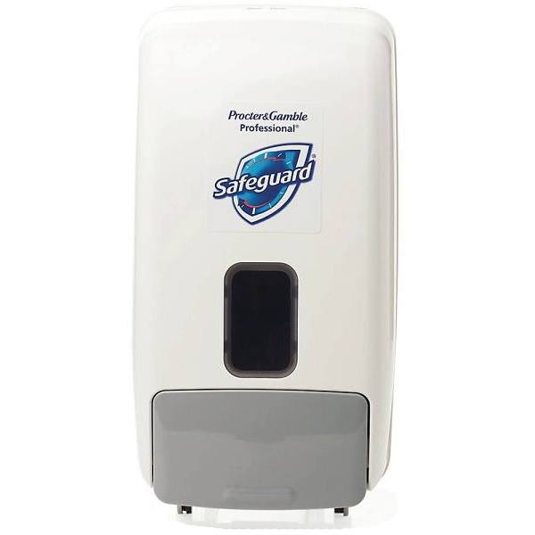 Safeguard 1200ml Wall And Counter Mountable Foam Soap Dispenser (White/Gray)