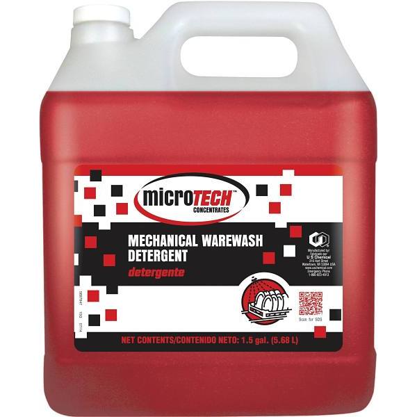 Us Chemical 1.5 Gal. Mech Warewash Detergent, Case Of 2