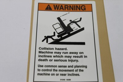 Genie Part # 31245GT – Warning Decal