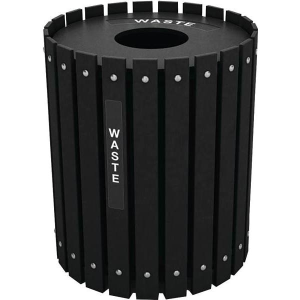 NEX-TERRA Round Waste Bin 35-gallon Capacity