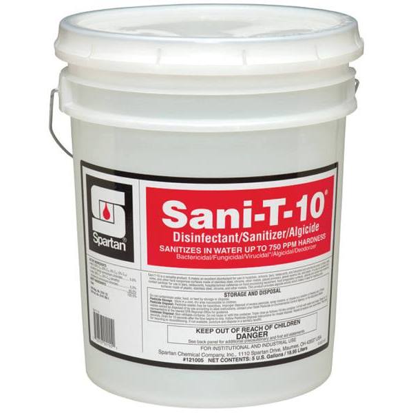 Spartan Sani-T-10 Sanitizer, 5 Gal.