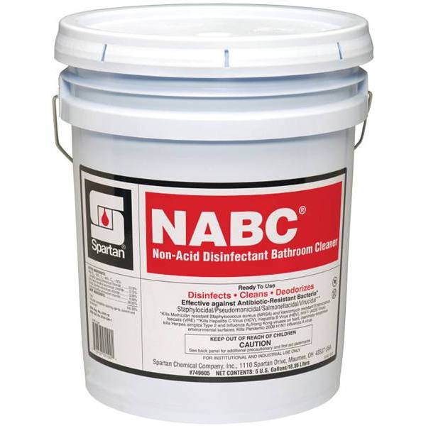 Spartan NABC Restroom Disinfectant, Floral Scent, 5 Gal.