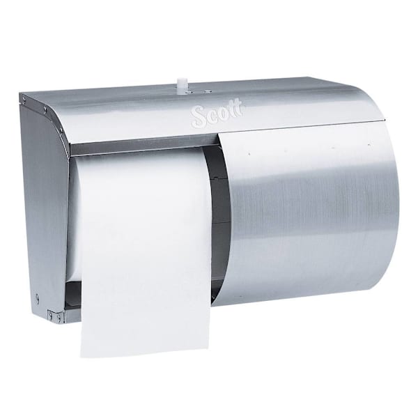 Scott PRO Coreless Stainless Standard Roll Toilet Paper Dispenser,