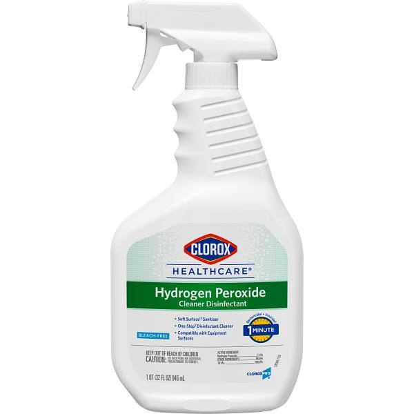 Clorox Healthcare Hydrogen Peroxide Cleaner Disinfectant Spray, 32 Fl Oz