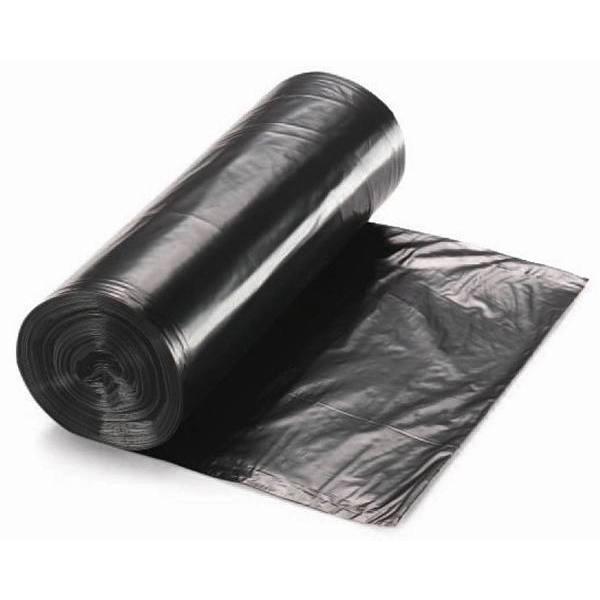 Custom Trash Bags, 56 Gal, 44" X 47", 1.3 Mil, Black, Case Of 100