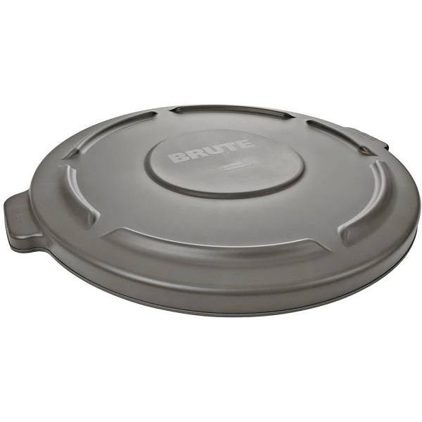 Rubbermaid Commercial Brute Round Trash Can Lid, 20 Gal., Gray