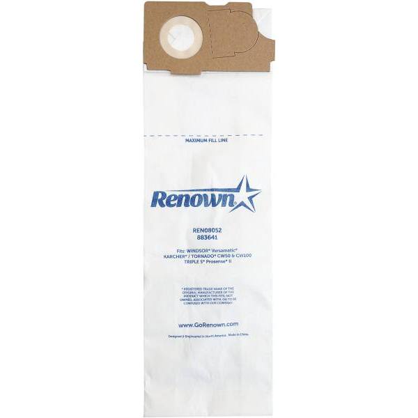 Renown Ren08052 Vacuum Bag,package Of 10