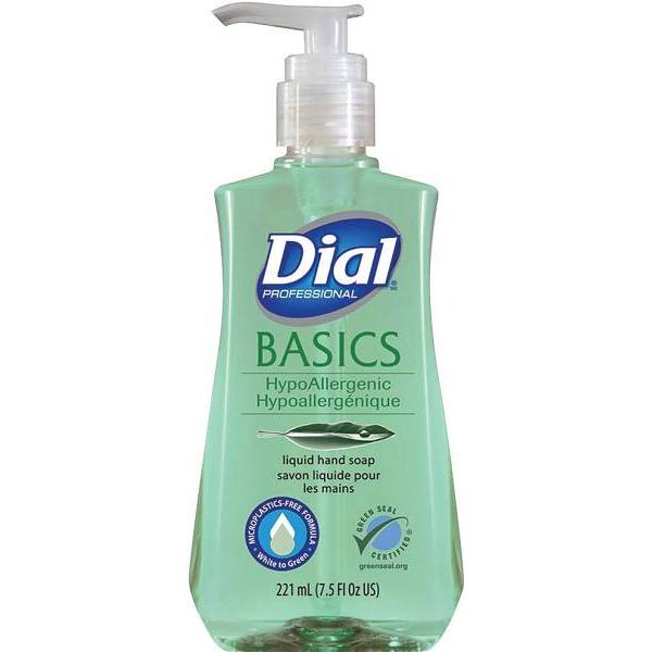 Dial Green Seal Certified Pump Liquid Hand Soap, 7.5 Oz, Case Of 12