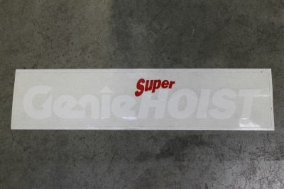 Genie Part # 32304GT – Decal, Logo, Hoist Super