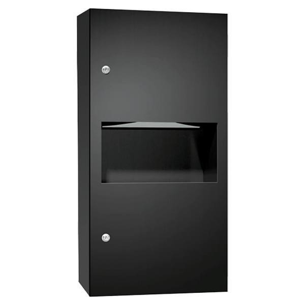 Asi American Specialties, Inc. Surface Mount Paper Towel And Waste Receptacle