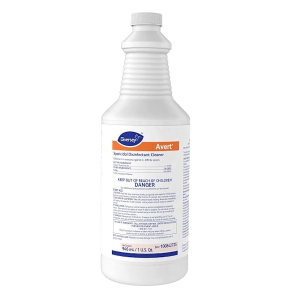 Diversey 32 Oz. Sporicidal Disinfectant Cleaner (12-Case)