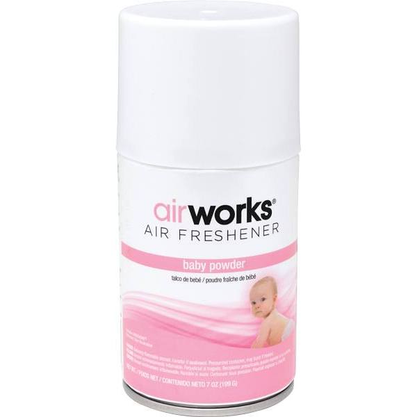 Airworks 7 Oz. Baby Powder Metered Aerosol Plug-In Air Freshener Refill