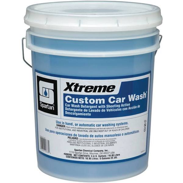 Spartan Xtreme Custom Car Wash Transportation Cleaner, Fresh Citrus Scent, 5 Gal