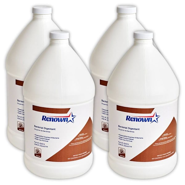 Renown Bacterial Digestant, 1 Gal, Case Of 4