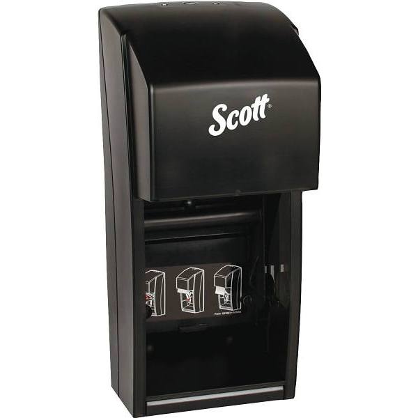 Scott Smoke Plastic Essential Srb Toilet Paper Dispenser, 6.6"X 6"X 13.6