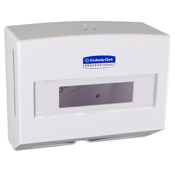 Kimberly-Clark Scottfold Towel Dispenser, Compact White