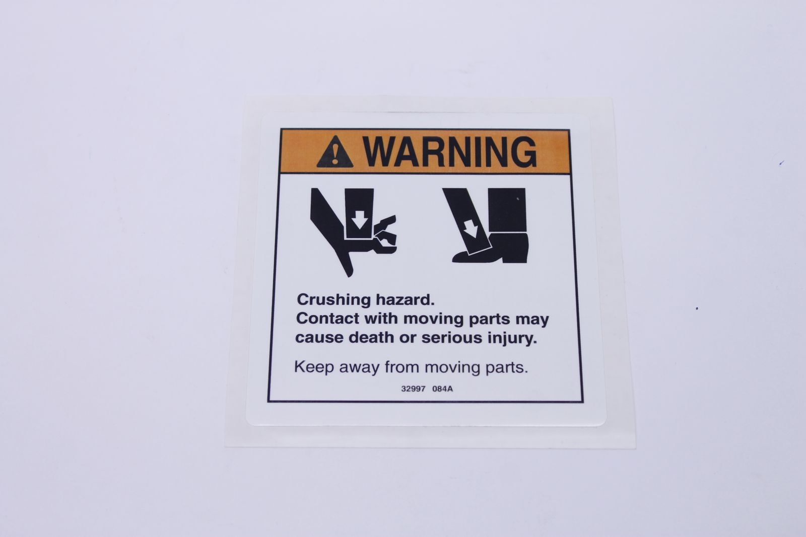 Genie Part # 32997GT – Decal, Warning, Hand/Foot Crush